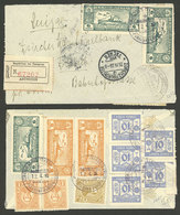 PARAGUAY: 12/AP/1935 Asunción - Switzerland, Registered Airmail Cover With Very Nice Postage On Front And Back, Excellen - Paraguay