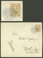 PARAGUAY: Circa 1938, Cover Sent To Germany Franked With 2.50P. And Very Rare Postmark Of AREGUÁ, Very Fine Quality! - Paraguay