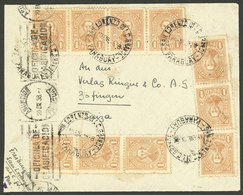 PARAGUAY: 19/JA/1938 SAN LORENZO DEL C. GRANDE - Switzerland, Cover Franked With 10P. And Neat Cancels, Very Fine Qualit - Paraguay