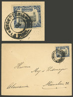 PERU: Circa 1906, Cover Sent To Germany Franked With 12c. (10c. Postage + 2c. For Transit Through The Isthmus Of Panama) - Peru