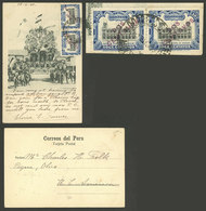 PERU: 1/MAY/1907 Mollendo - USA, Very Nice PC With View Of Corpus Festival - Cuzco, Mailed With The Corresponding 4c. Po - Pérou