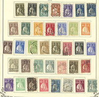 PORTUGAL: Old Collection On Album Pages, Used Or Mint Stamps, Fine General Quality, Good Opportunity! IMPORTANT: Please  - Collections