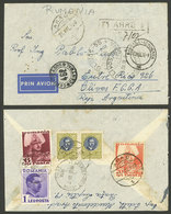 ROMANIA: Registered Airmail Cover Sent From Arad To Argentina On 21/JUL/1938 With Nice Postage On Back, It Bears A Numbe - Sonstige & Ohne Zuordnung
