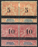 SENEGAL: Yvert 26/27, Mint Pairs Of Excellent Quality! - Senegal (1960-...)