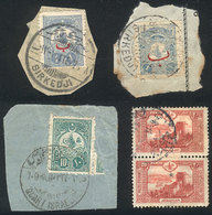 TURKEY: Small Lot Of Used Stamps, With Some Interesting Cancels, Low Start! - Other & Unclassified