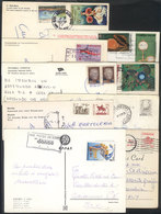 WORLDWIDE: 9 Postcards Used Between 1972 And 1985, Sent From Distant Countries, Or With Interesting Postal Marks, Etc.,  - Sonstige - Amerika