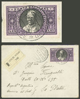 VATICAN: Registered Cover Sent To La Plata (Argentina) On 16/JUL/1934, Franked By Sc.31 ALONE (2.75L.), Excellent Qualit - Brieven En Documenten
