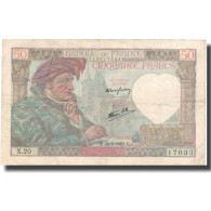 France, 50 Francs, 50 F 1940-1942 ''Jacques Coeur'', 1940, 1940-09-26, TTB - 50 F 1940-1942 ''Jacques Coeur''