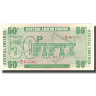 Billet, Grande-Bretagne, 50 New Pence, Undated (1972), KM:M46a, NEUF - Fuerzas Armadas Británicas & Recibos Especiales