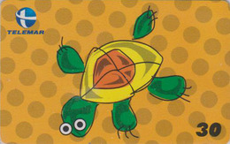 Télécarte Brésil - ANIMAL - TORTUE - TURTLE Phonecard - SCHILDKRÖTE - * Telemar * - 169 - Schildpadden