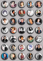 35 X Harry Styles Music Fan ART BADGE BUTTON PIN SET 2 (1inch/25mm Diameter) - Musique