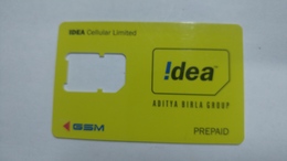 India-idea G.s.m Card-(32a)-()-()-(jaipur)-g.s.m Card Used+1 Card Prepiad Free - India