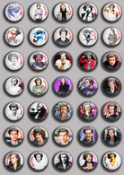 35 X Harry Styles Music Fan ART BADGE BUTTON PIN SET 3 (1inch/25mm Diameter) - Musique