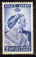 Leeward Islands George V 1948 Silver Wedding 2½d Single Stamp. - Leeward  Islands