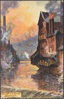 Jotter - Sunset And Smoke, Sheffield, Yorkshire, C,1910 - Tuck's Oilette Postcard - Sheffield