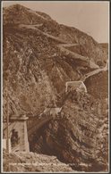 The Descent To South Stack, Holyhead, Anglesey, 1933 - Judges RP Postcard - Anglesey