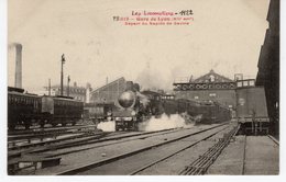 Gare De Lyon Départ Du Rapide De Savoie. - Pariser Métro, Bahnhöfe