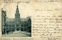 Belgique Belgie Belgien Bruxelles Hôtel De Ville De SCHAERBEEK  Datée 1904 - Monuments, édifices