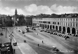 0322 " TORINO - PZA SAN CARLO  " .- CART. ORIG. SPED. - Places & Squares