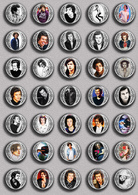 35 X Harry Styles Music Fan ART BADGE BUTTON PIN SET 6 (1inch/25mm Diameter) - Musique