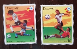 PARAGUAY Football. MEXICO 86. 2 Valeurs Schachner, Tardelli, Breitner. ** MNH. - 1986 – Mexico