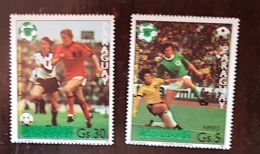 PARAGUAY Football. ESPANA 82. 2 Valeurs Emises En 1981. ** MNH. - 1982 – Spain