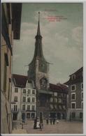Solothurn - Zeitglockenturm Mit Berühmten Uhrwerk Erbaut 1250 - Litho - Autres & Non Classés