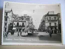 1960 - Palermo - Bagheria - Piazza Madrice E Corso Umberto I - Sali E Tabacchi - Fontana - Animata - Cartolina D'epoca - Bagheria