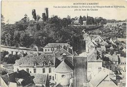 Montfort L'amaury Vue Des Ruines Du Chateau Et De L Hospice - Montfort L'Amaury