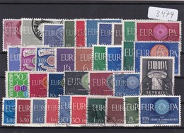Europa Cept, Kpl. Jahrgang 1960, Gest. (K 3474) - Années Complètes