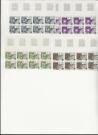 TIMBRES PREOBLITERES  -  SERIE N° 186 A 189 - BLOC DE 8 NEUF SANS CHARNIERE-  COTE :52 € - 1953-1960