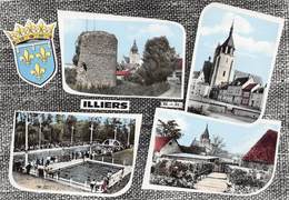 Illiers - Tour - Eglise - Piscine - Blason - Illiers-Combray