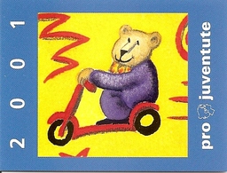 SWITZERLAND, 2001, Booklet 124,  Pro Juventute - Markenheftchen