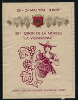 Rare // Etiquette De Vin // Musiques // Lonay, Giron De La Morges "La Vigneronne" - Musique