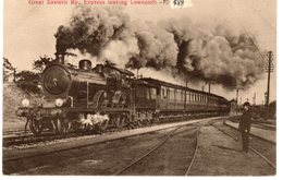 Great Eastern Ry Express Leaving Lowestoft - Lowestoft