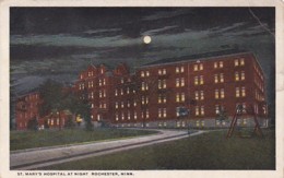Minnesota Rochester St Mary's Hospital At Night - Rochester