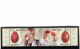 Moldova .2017 Easter 2017. Pair Of 2v: 1.75, 15.50  Michel # 998-99 - Moldova