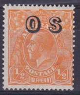 Australia 1932 Official Ovpt Sc O6 Mint Never Hinged (creased) - Ongebruikt