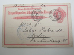 BRASIL , EXP.MARITIMA  Pernambuco , Tajeta Postal  1915  A Alemanhia , Censura - Brieven En Documenten