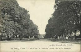 CPA De LE PARCQ - ESTRUVAL - L'Avenue Du Château. - Le Parcq