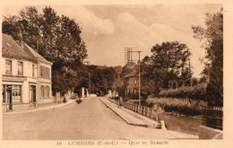 62. CPA. LUMBRES. Quai De Bléquin. Magasin De Papiers Peints. 1950. - Lumbres