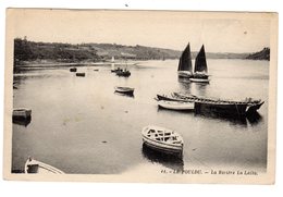 CPA Clohars Carnoët 29 Finistère Le Pouldu Bateaux De Pêche Voilier Rivière Laïta éditeur G. Artaud  N°44 - Clohars-Carnoët