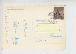 LIECHTENSTEIN 1959 - Unificato  324° - Natale - Storia Postale