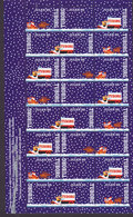 Denmark Full Sheet Christmas Seal 1995 Tuborg Beer Biere Cerveza MNH** - Feuilles Complètes Et Multiples