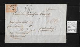 1854-1862 SITZENDE HELVETIA Ungezähnt (Strubel)  → Nachnahme Wimmis Nach Erlenbach SBK-25B - Storia Postale
