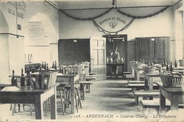 CPA Militaria Allemagne Rhenanie Palatinat ANDERNACH Caserne Chanzy Le Refectoire Honneur Et Patrie Office 1925 - Andernach