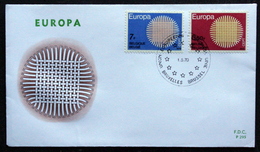 Belgium  1970 EUROPA / CEPT    Minr.1587-88    ( Lot 6603 ) - 1961-1970
