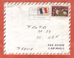 NOUVELLE CALEDONIE LETTRE MILITAIRE DE 1967 DE NOUMEA POUR GAP FRANCE - Lettres & Documents