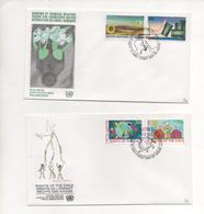 2_letters 1st Day Of Emission_1991 ONU - Covers & Documents