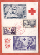 ALGERIE CARTE MAXIMUM CROIX-ROUGE 1954 ORAN - Maximum Cards